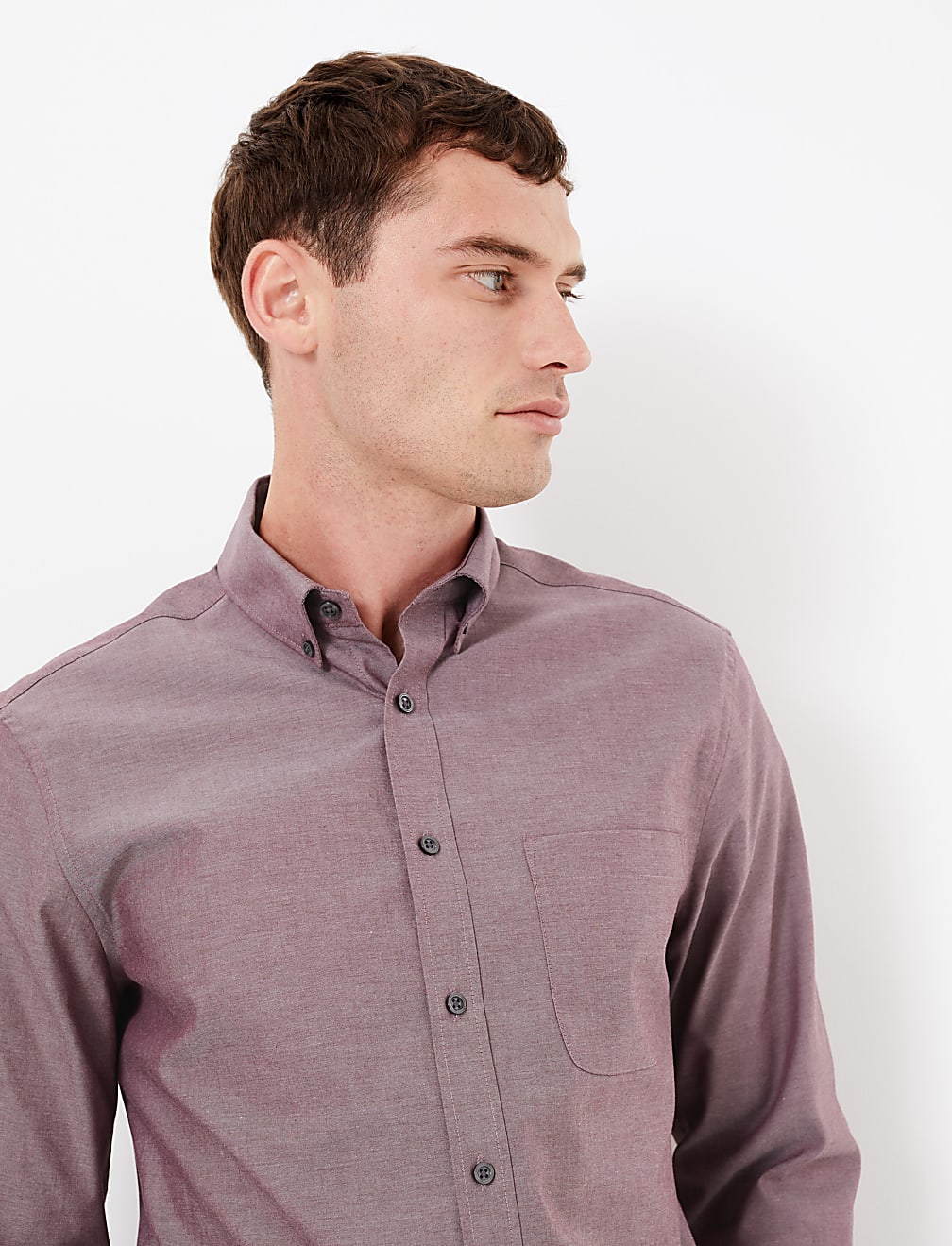 Tailored Fit Pure Cotton Oxford Shirt