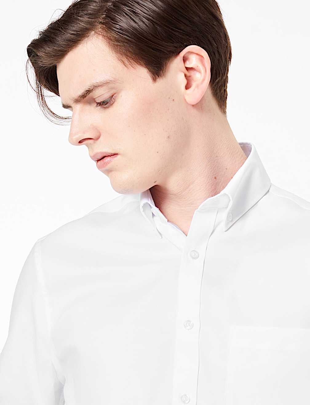 Tailored Fit Pure Cotton Oxford Shirt