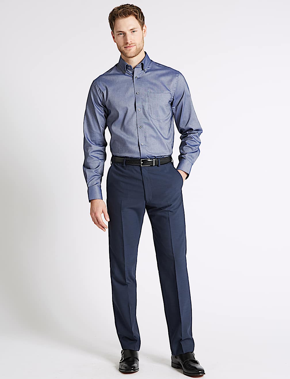 Pure Cotton Regular Fit Oxford Shirt