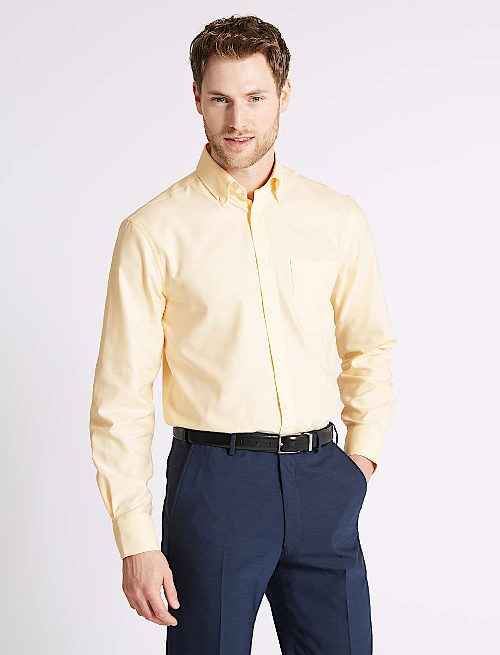Pure Cotton Regular Fit Oxford Shirt