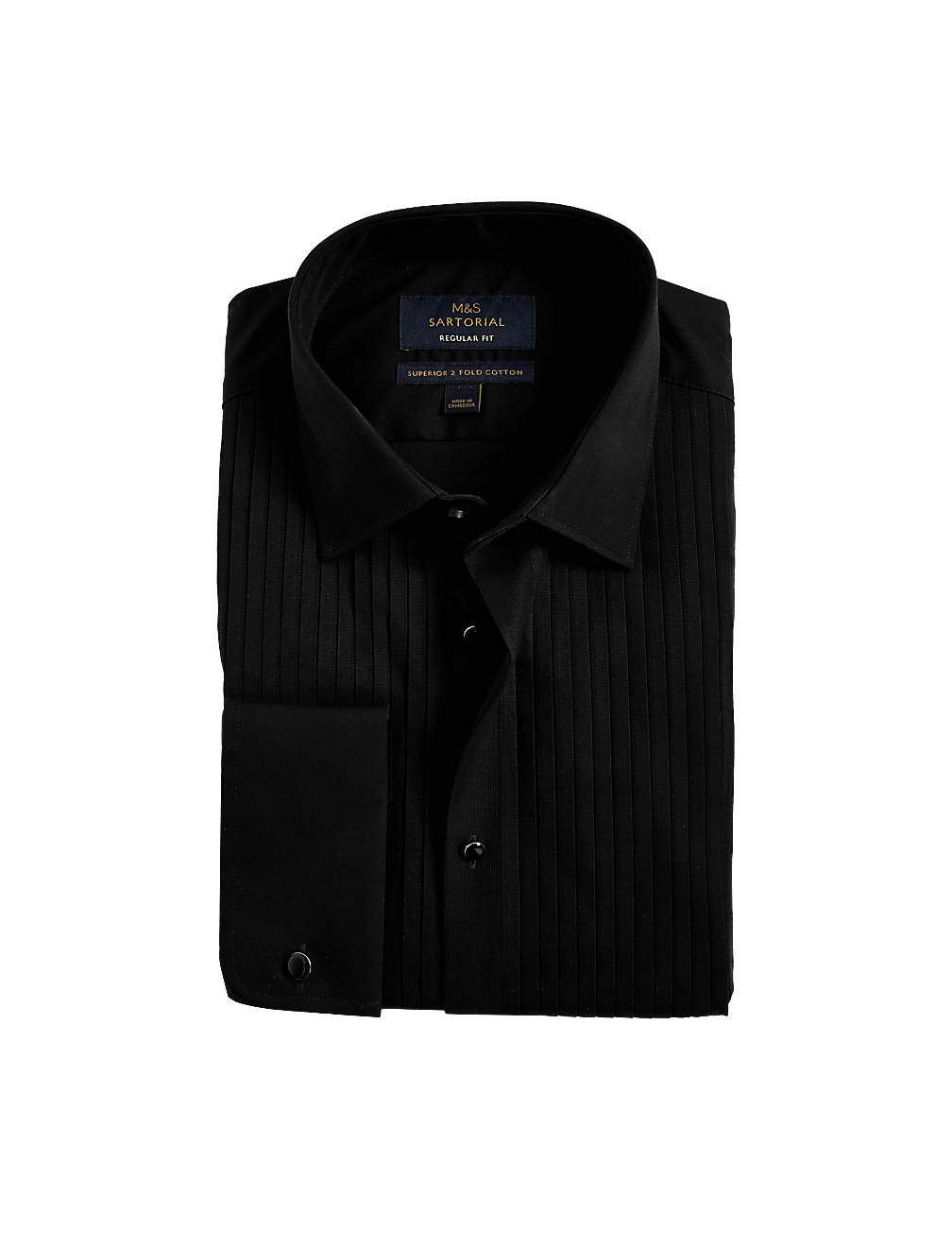 Regular Fit Luxury Cotton Double Cuff Dress Shirt