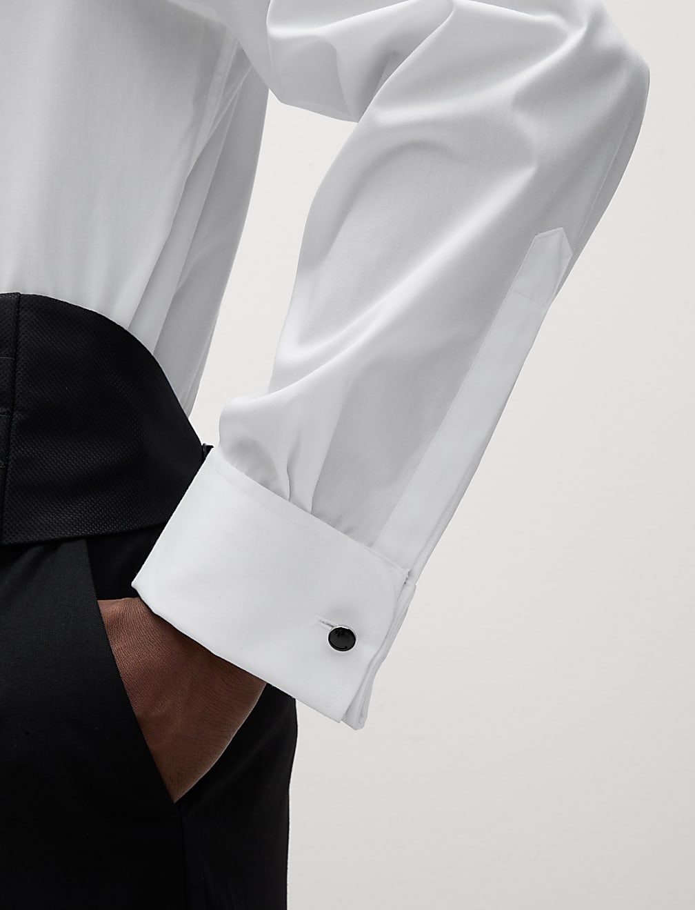 Regular Fit Luxury Cotton Double Cuff Dress Shirt