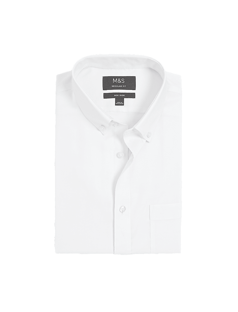 Regular Fit Non Iron Pure Cotton Oxford Shirt