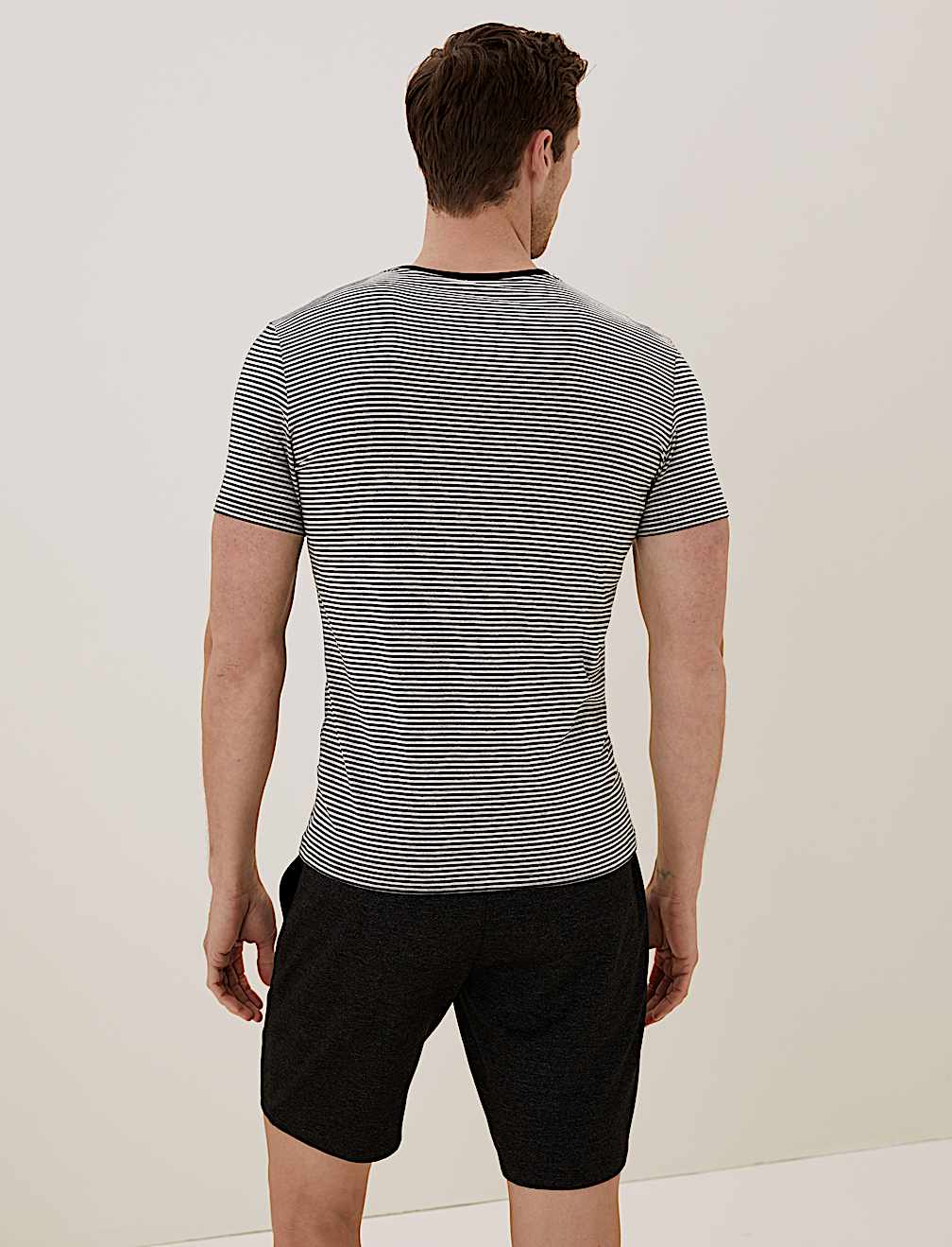 Premium Cotton Striped T-Shirt Vest