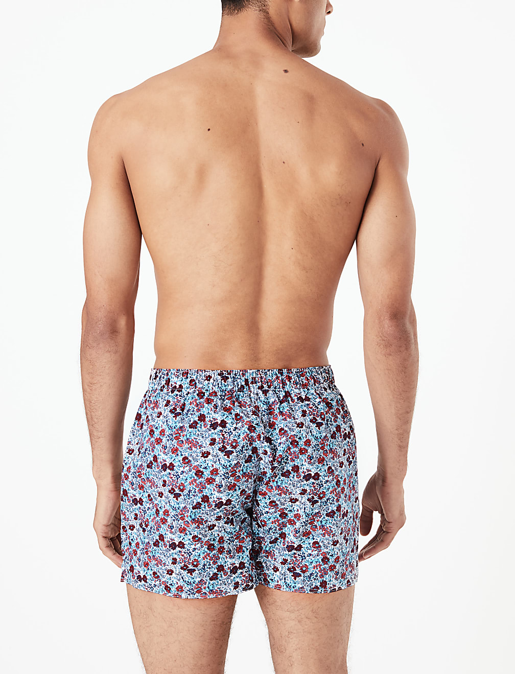 3 Pack Cotton Micro Floral Boxers