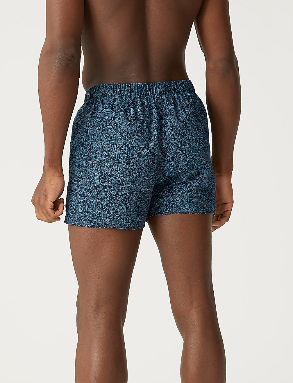 3pk Pure Cotton Assorted Woven Boxers