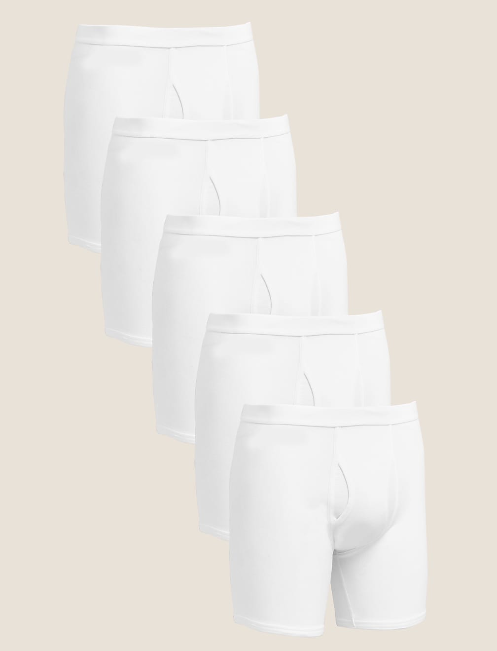 3 Pack Longer Length Cotton Cool & Fresh&trade; Trunks