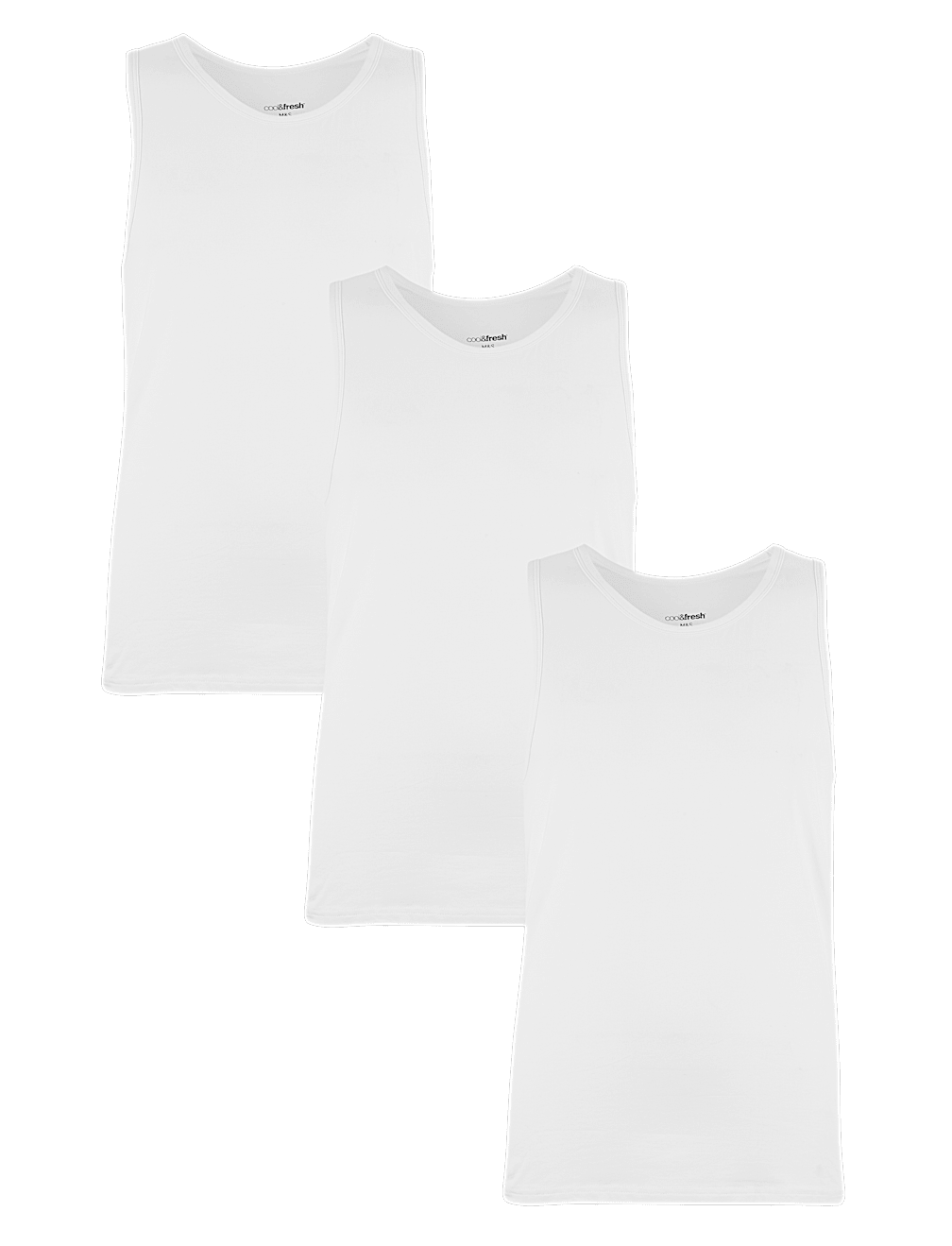 3pk Sleeveless Vests