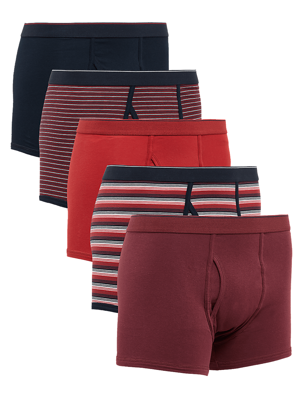 5pk Cotton Stretch Cool & Fresh&trade; Trunks