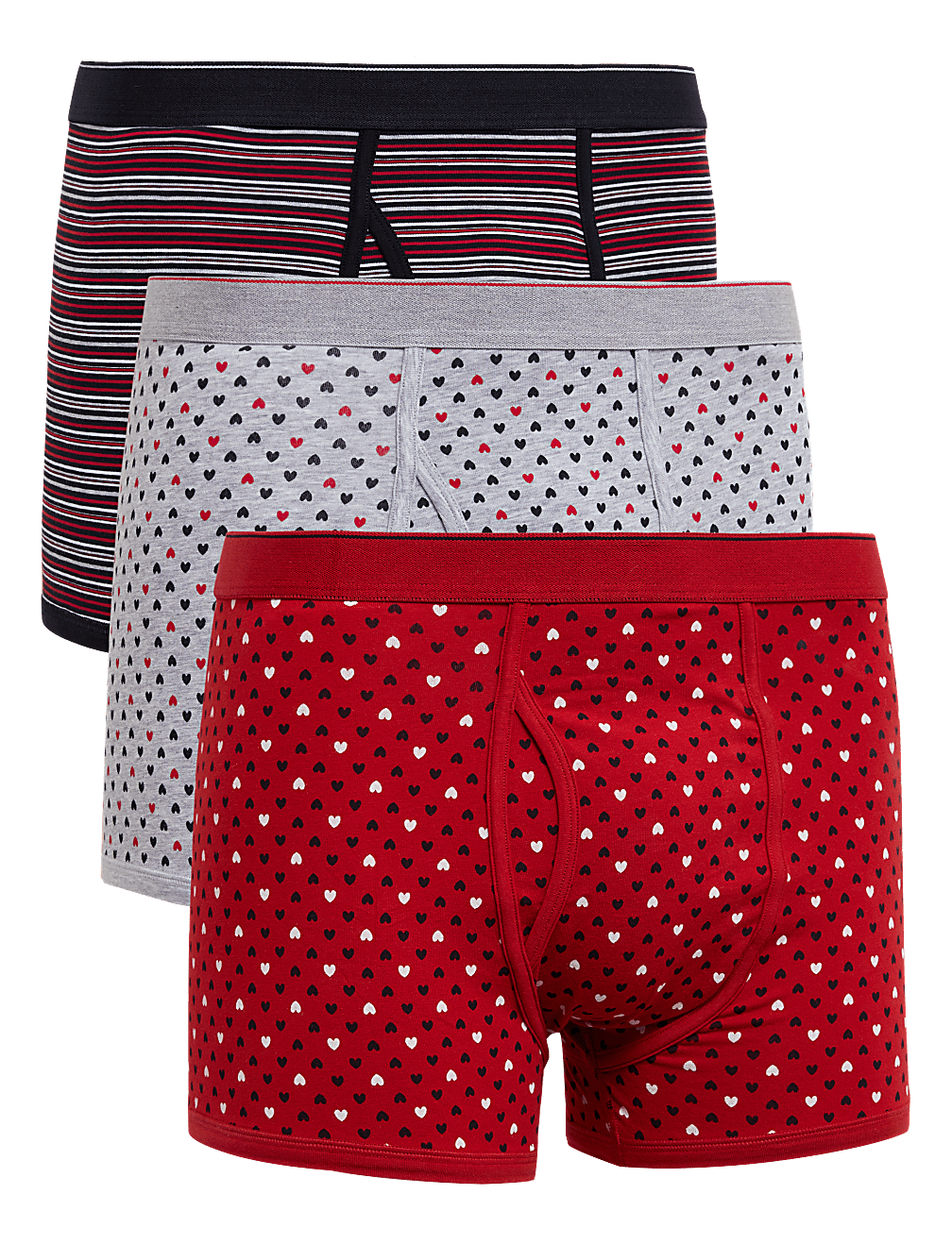 3pk Cotton Rich Cool & Fresh™ Trunks