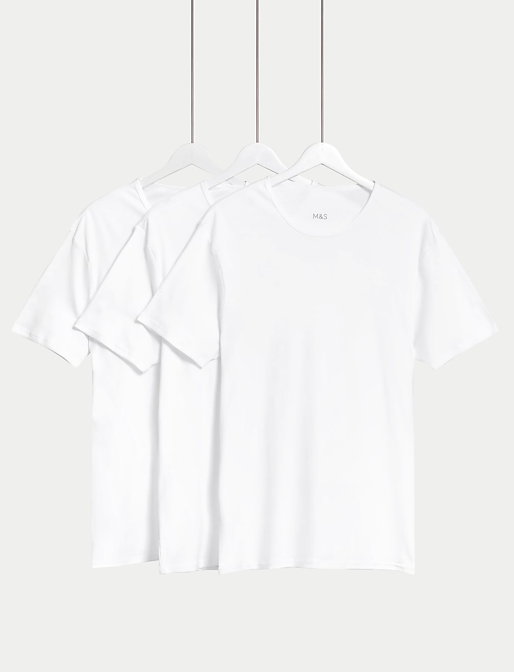 3pk Pure Cotton T-Shirt Vests