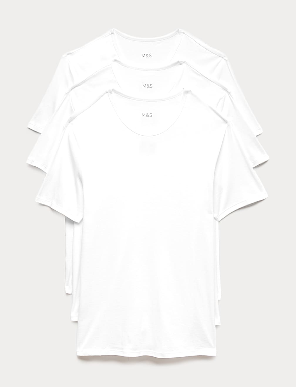 3pk Pure Cotton T-Shirt Vests