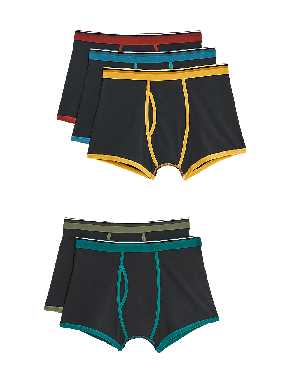 5pk Cotton Rich Cool & Fresh™ Trunks
