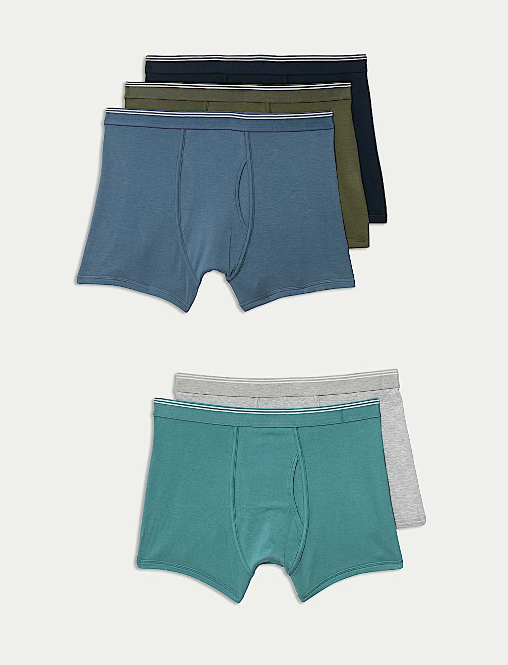 5pk Cotton Rich Cool & Fresh™ Trunks