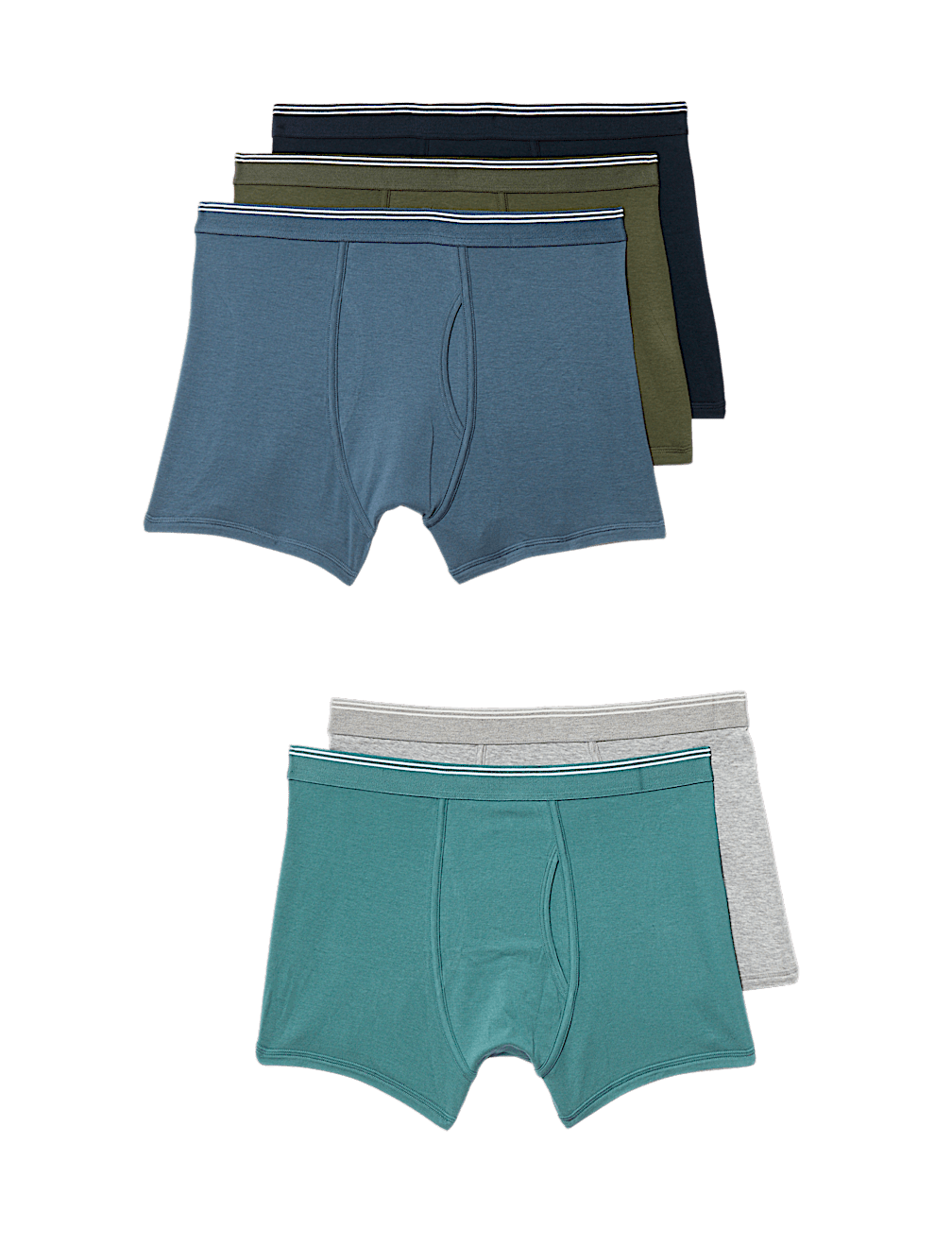 5pk Cotton Rich Cool & Fresh™ Trunks