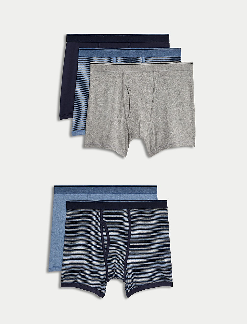 5pk Pure Cotton Cool & Fresh™ Trunks