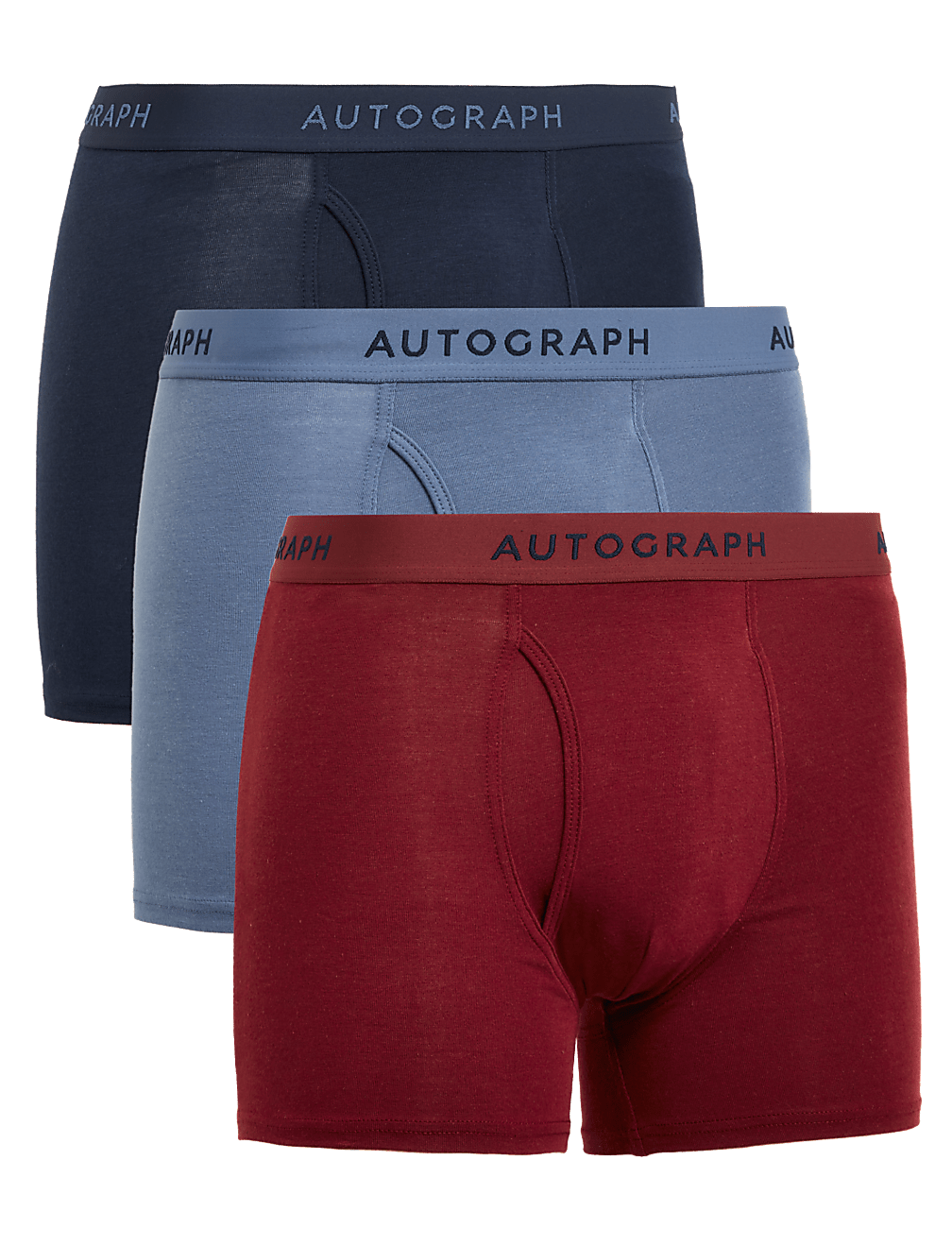 3pk Supima® Cotton Blend Trunks