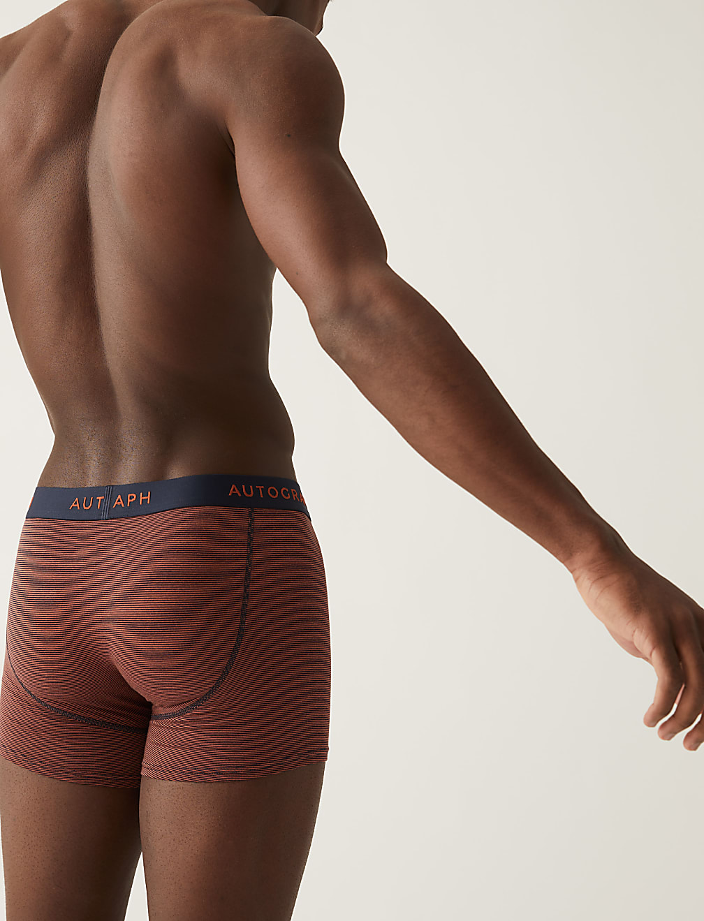 3pk Premium Cotton Striped Trunks