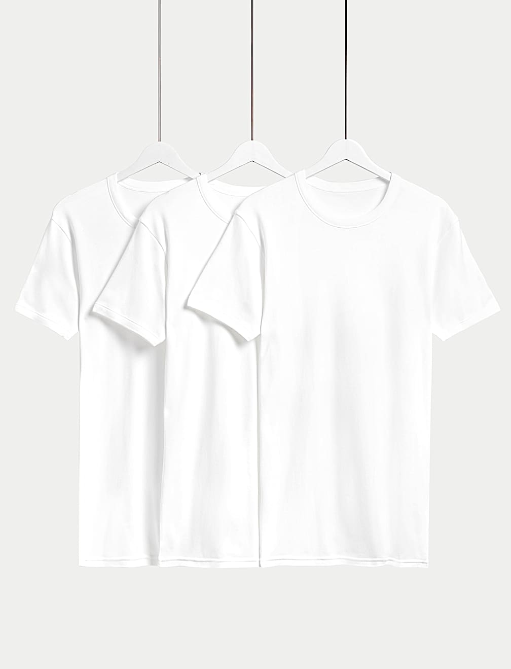 3pk Pure Cotton T-Shirt Vests