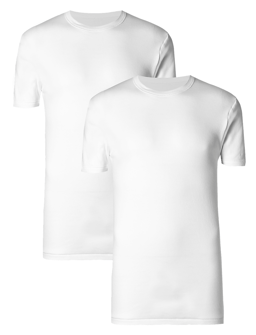 2 Pack Pure Cotton T-Shirt Vests