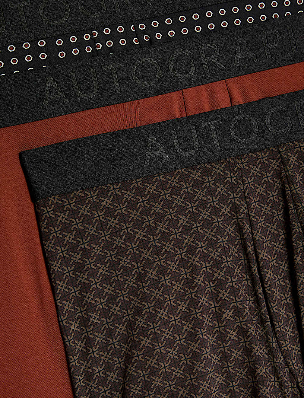 5pk Microskin Geometric Printed Hipsters