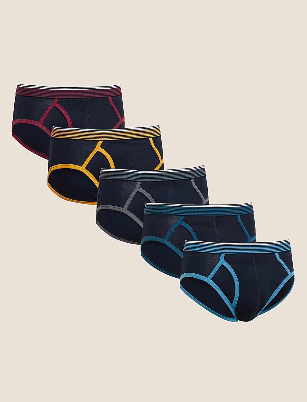 5pk Cotton Rich Cool & Fresh&trade; Briefs