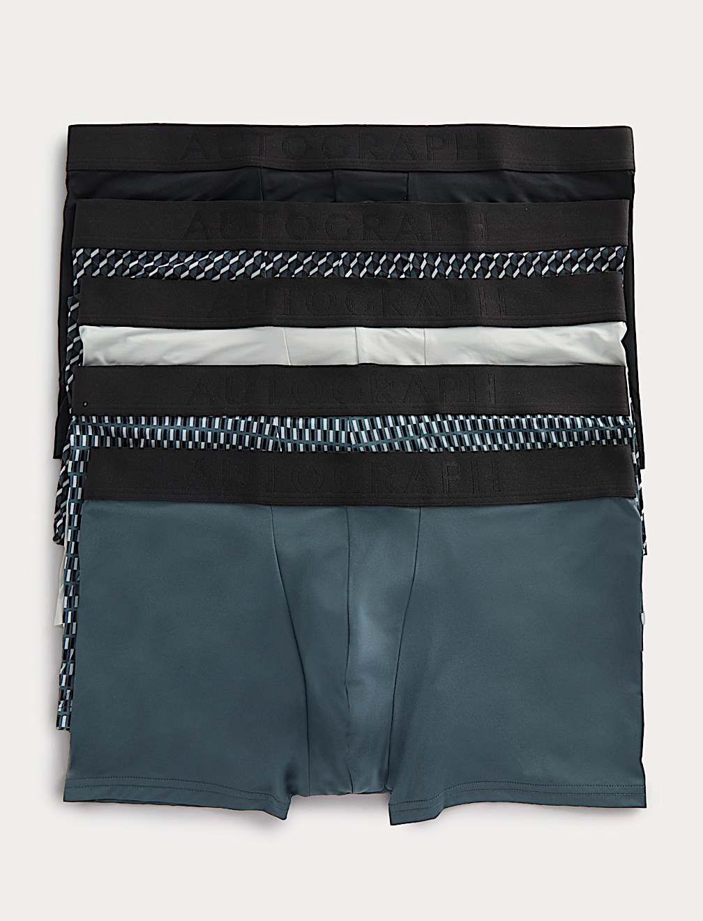 5 Pack Microskin Geometric Hipsters