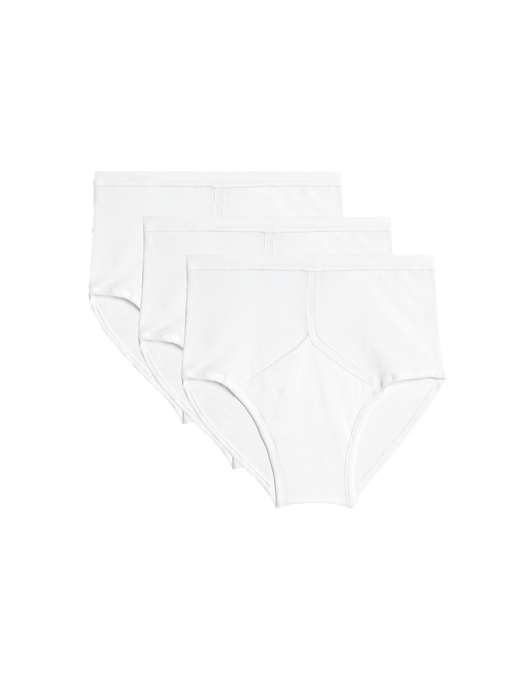 3pk Pure Cotton StayNew™ High Waist Briefs