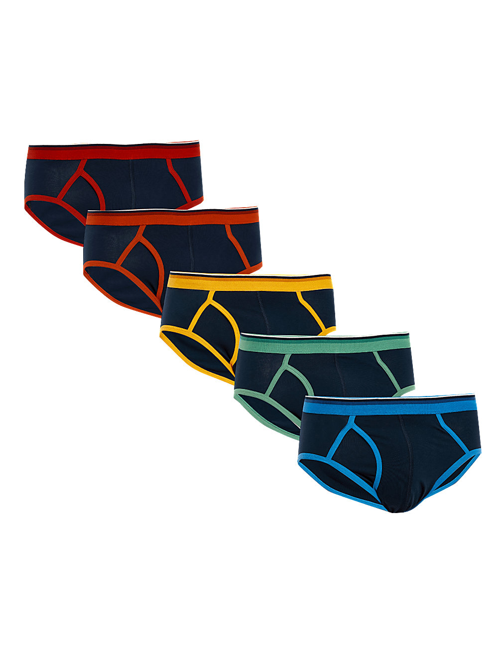 5pk Cotton Stretch Cool & Fresh&trade; Briefs