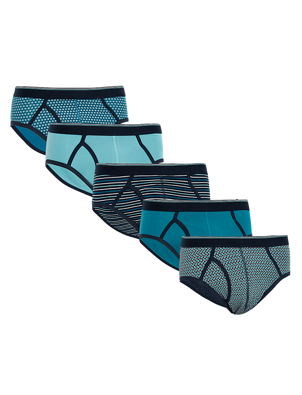 5pk Cotton Stretch Cool & Fresh™ Briefs