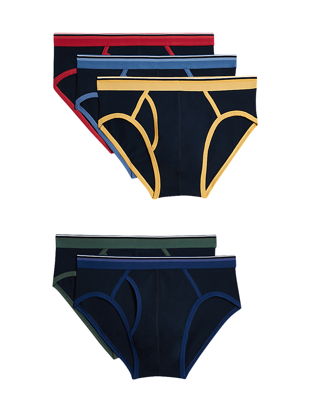 5pk Cotton Rich Stretch Cool & Fresh™ Briefs