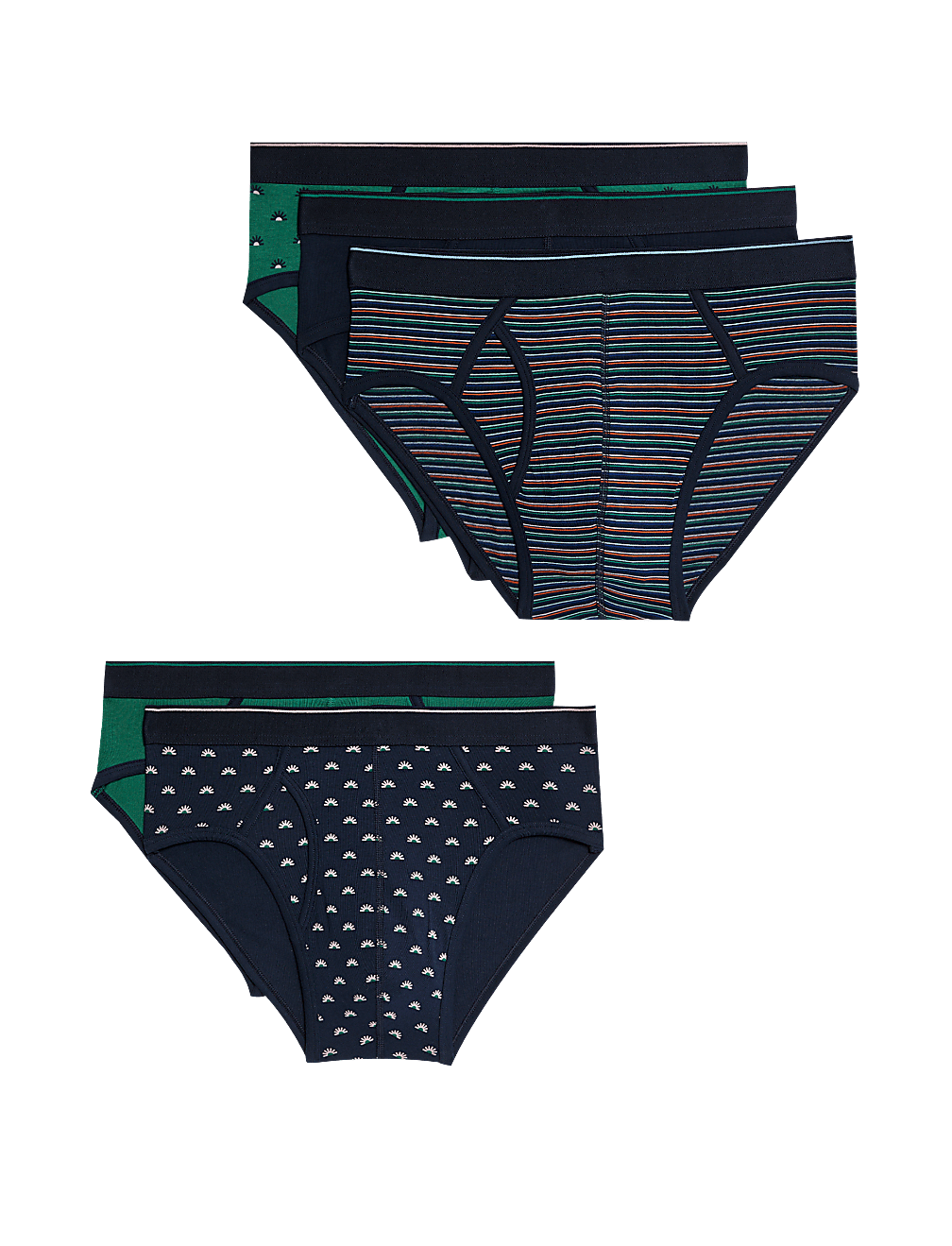 5pk Cotton Rich Cool & Fresh™ Briefs