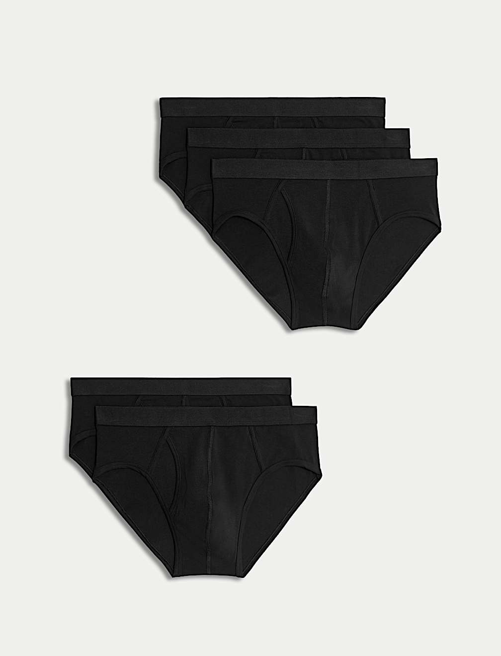 5 Pack Cotton Stretch Cool & Fresh&trade; Briefs