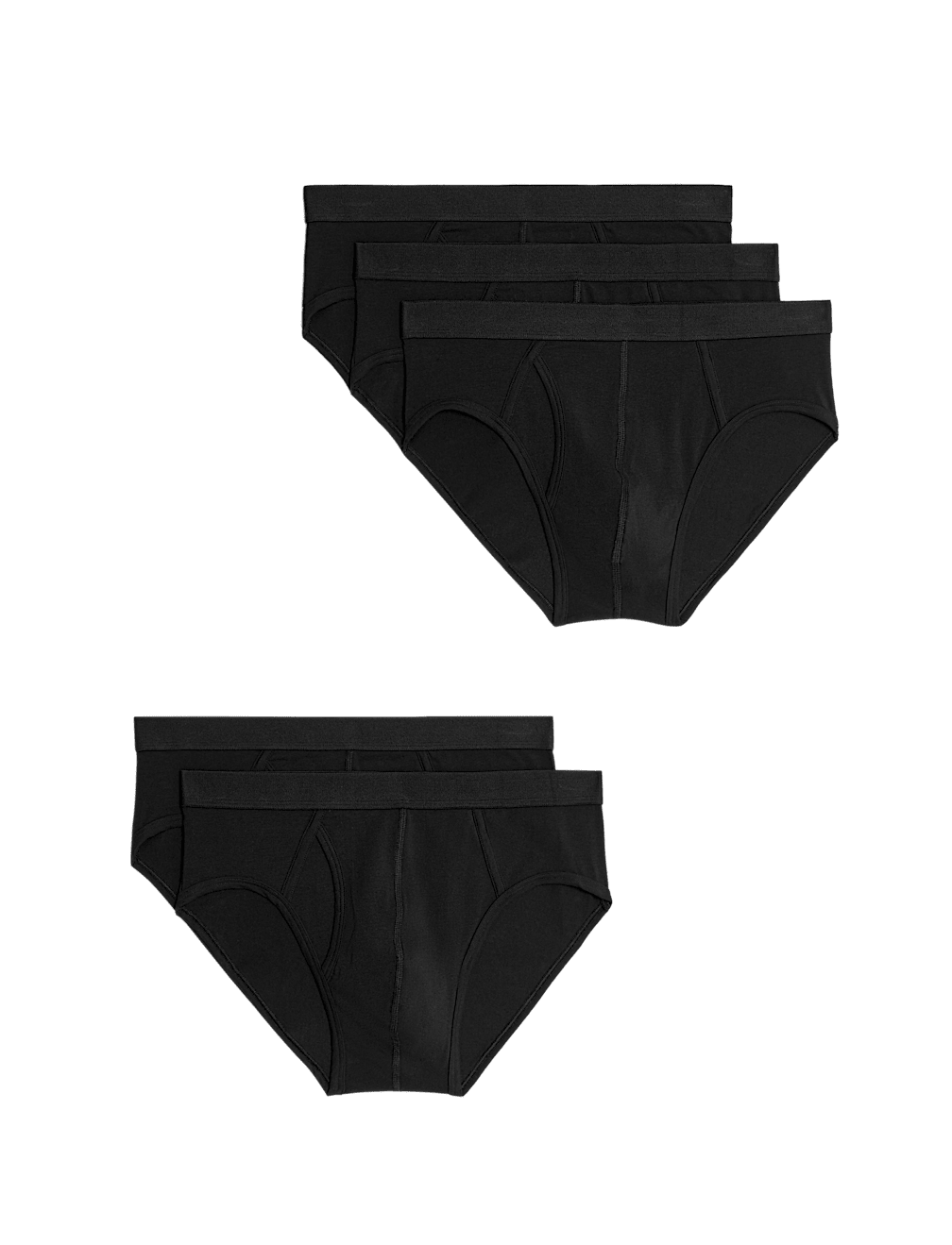 5 Pack Cotton Stretch Cool & Fresh&trade; Briefs