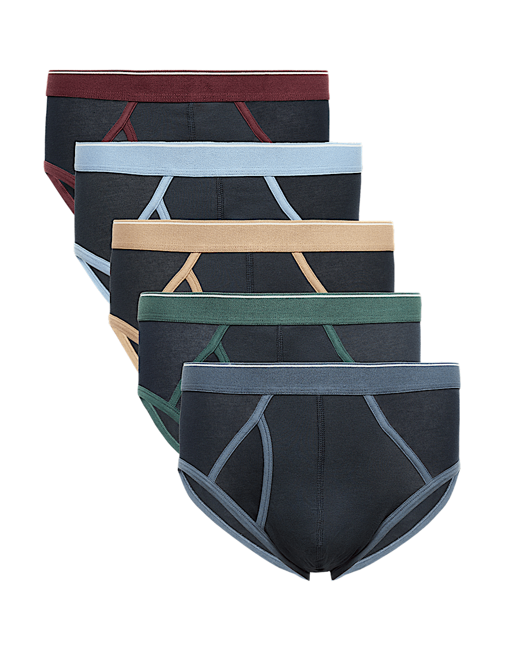 5 Pack Cotton Stretch Briefs