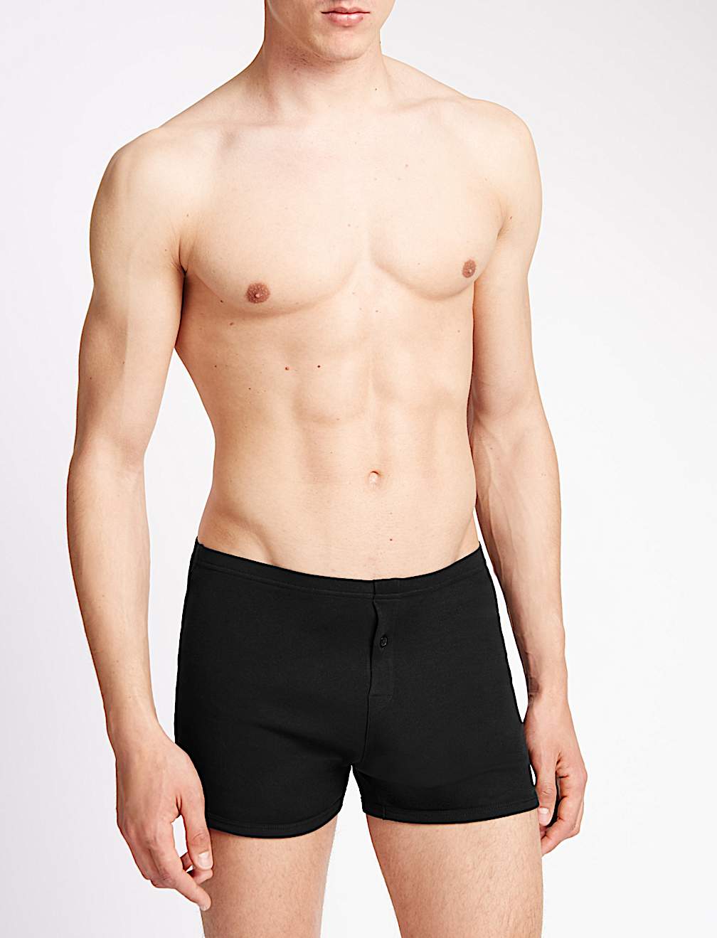 3 Pack Pure Cotton Trunks with StayNEW&trade;