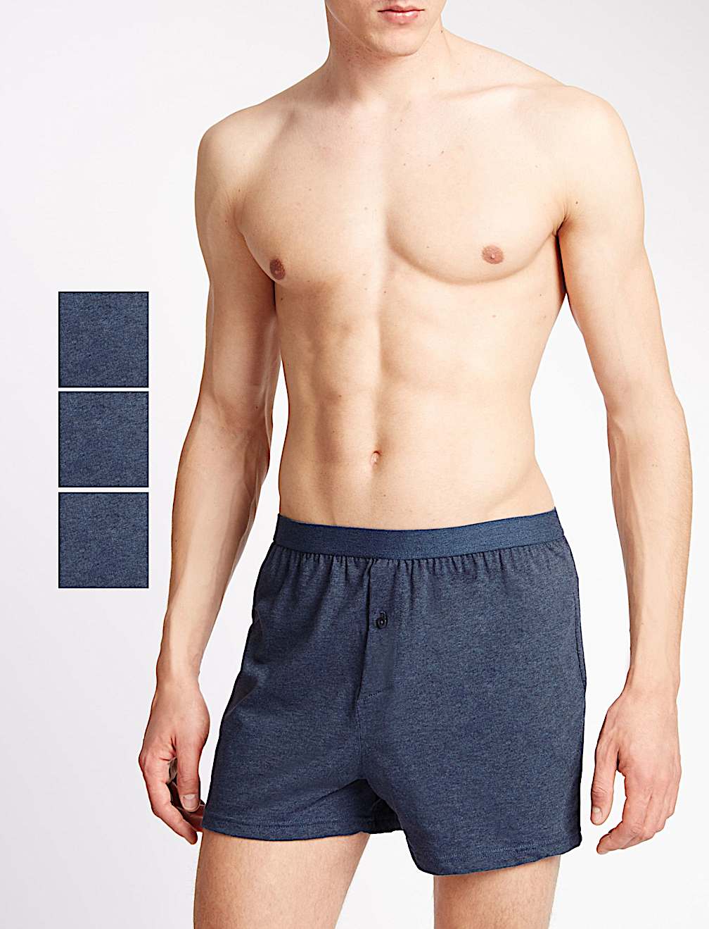 3 Pack Cotton Cool & Fresh&trade; Jersey Boxers