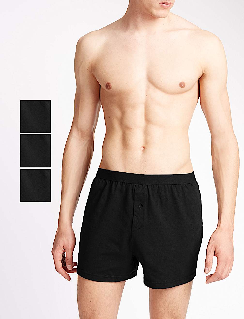 3 Pack Cotton Cool & Fresh&trade; Jersey Boxers