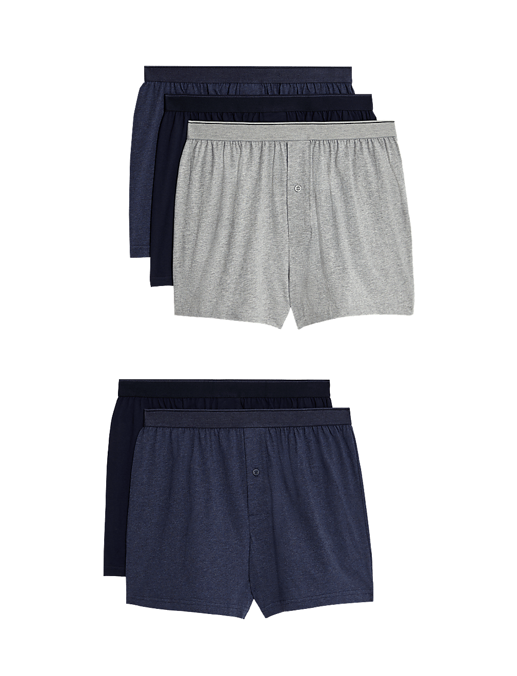 5pk Pure  Cotton Cool & Fresh™ Jersey Boxers