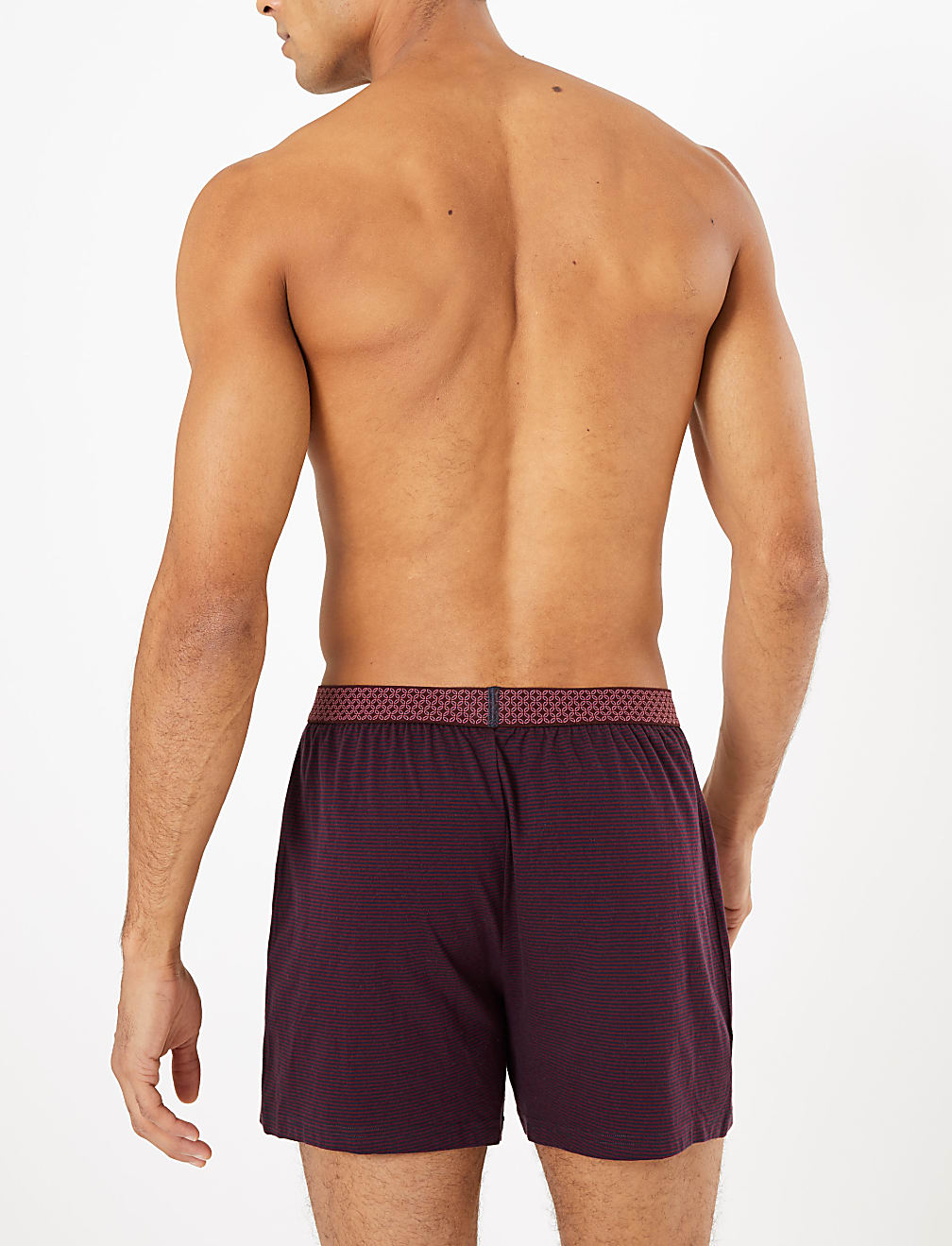 3 Pack Cotton Cool & Fresh™ Striped Boxers