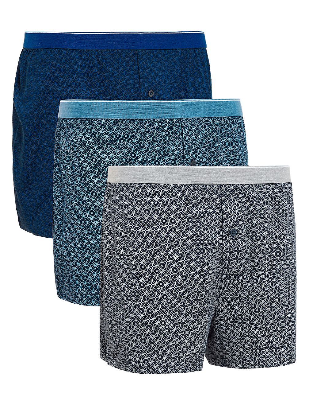 3pk Pure Cotton Cool & Fresh™ Jersey Boxers