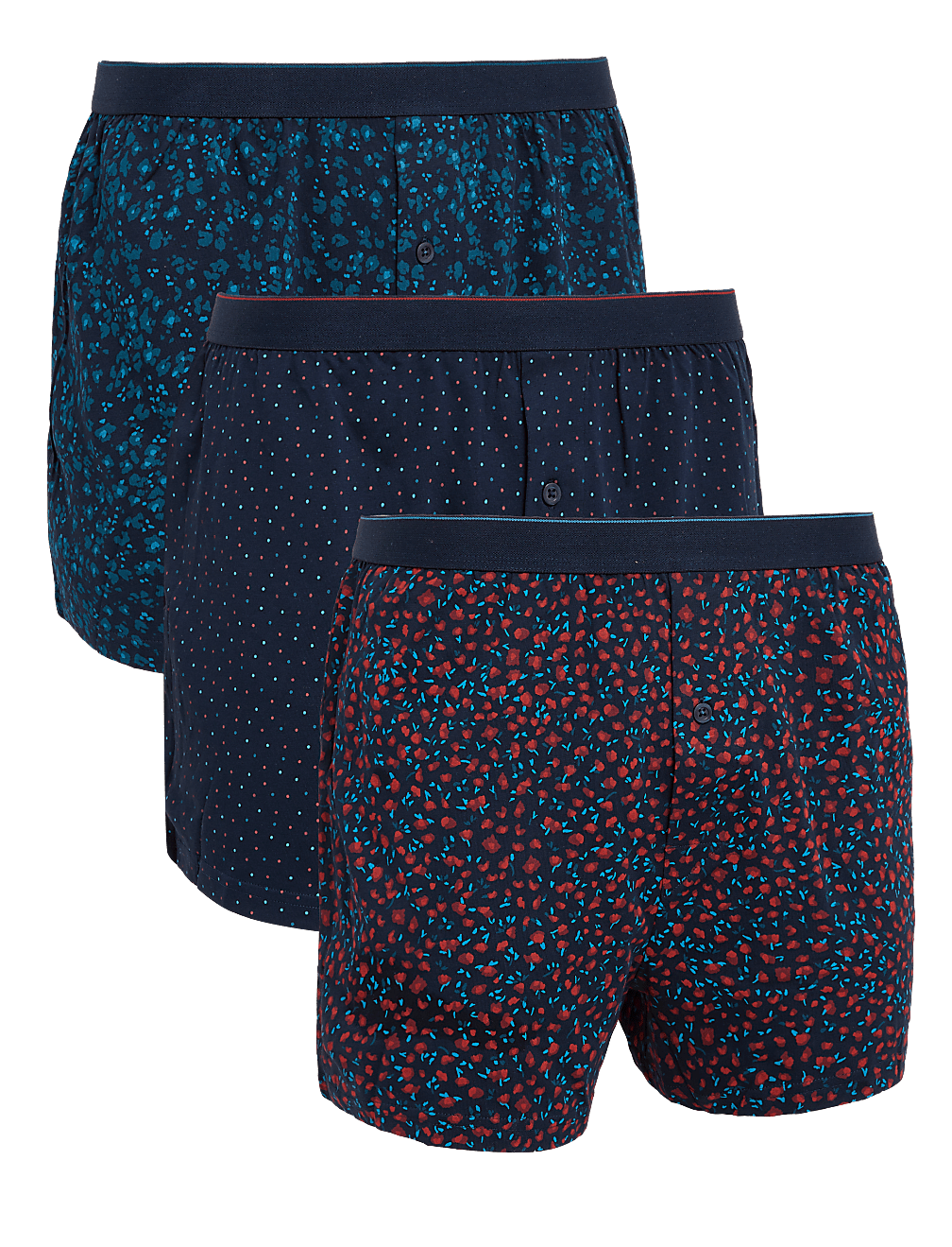 3pk Pure Cotton Cool & Fresh&trade; Jersey Boxers