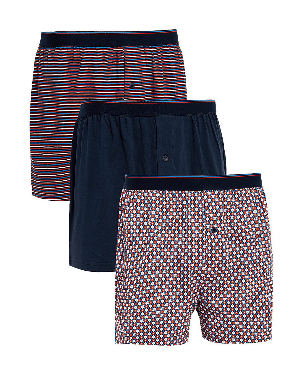 3pk Pure Cotton Cool & Fresh&trade; Jersey Boxers