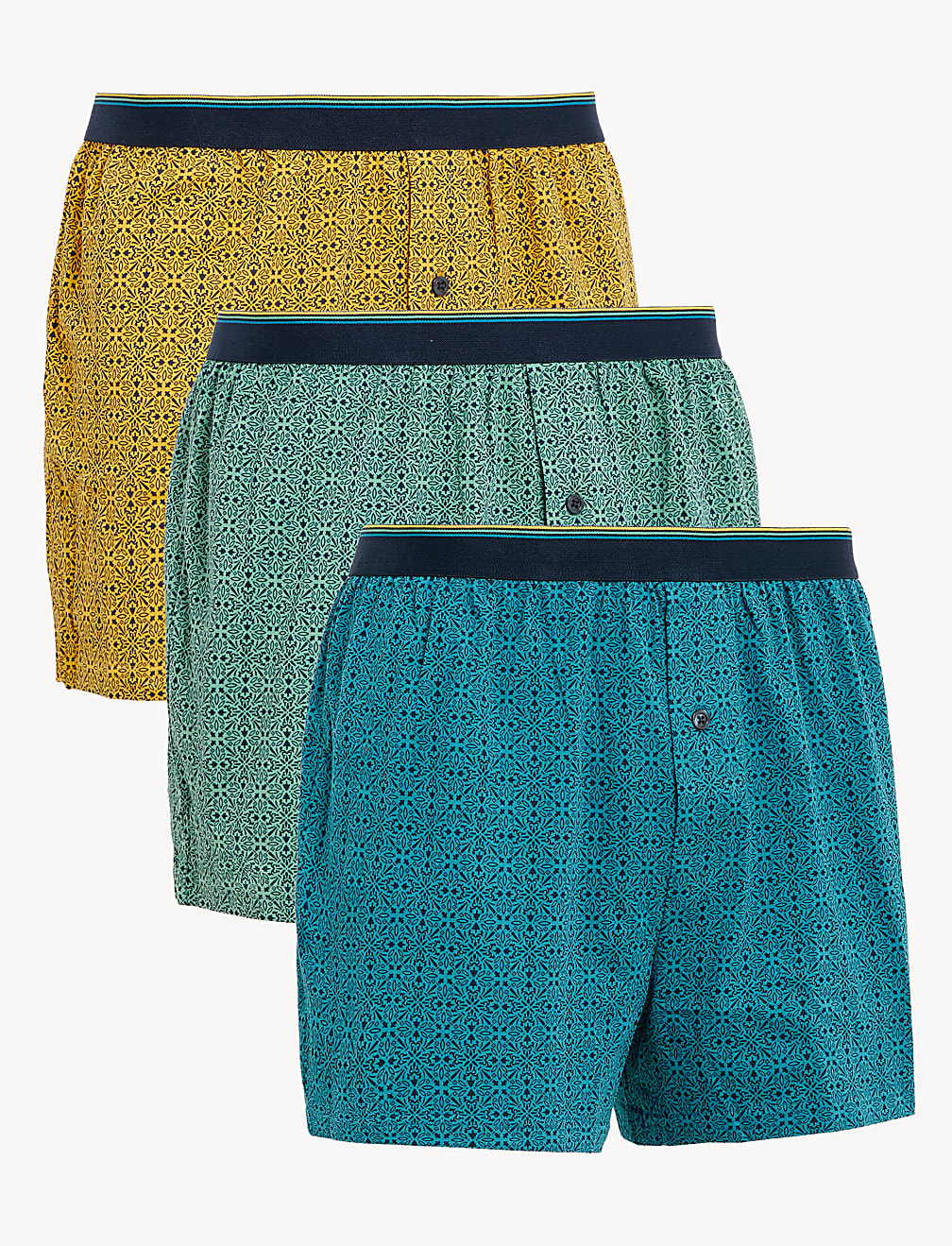 3pk Pure Cotton Cool & Fresh™ Jersey Boxers