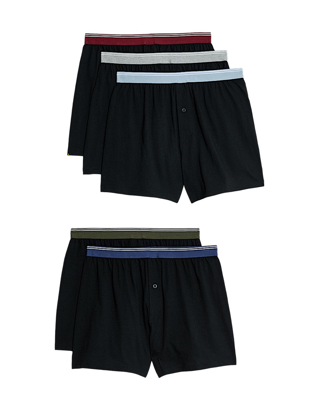 5pk Pure Cotton Cool & Fresh™ Jersey Boxers