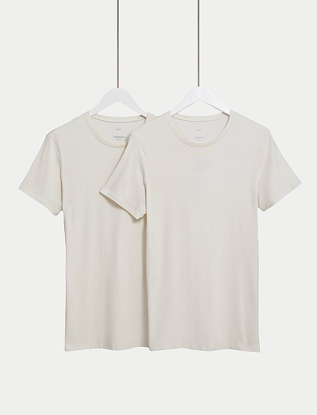 2pk Heatgen™ Light Thermal Short Sleeve Tops