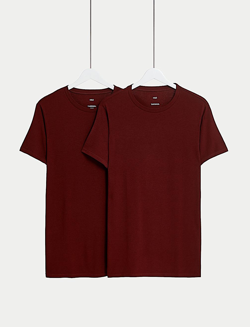 2 Pack Heatgen&trade; Light Thermal Short Sleeve Tops