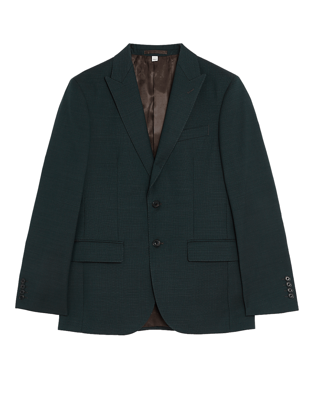 Tailored Fit Pure Wool Textured Suit Jacket
