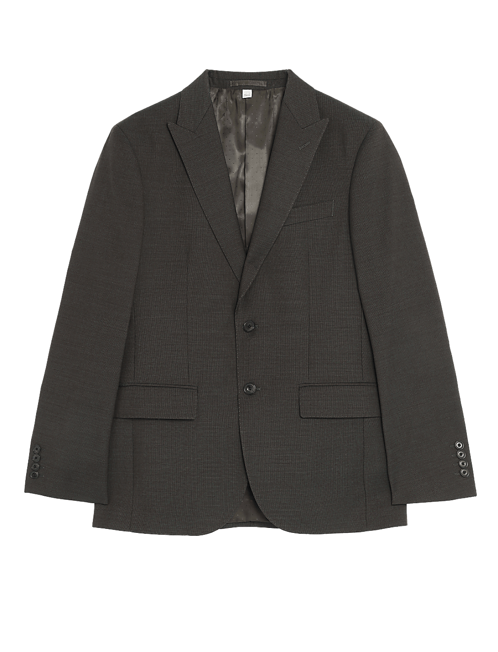 Tailored Fit Pure Wool Textured Suit Jacket