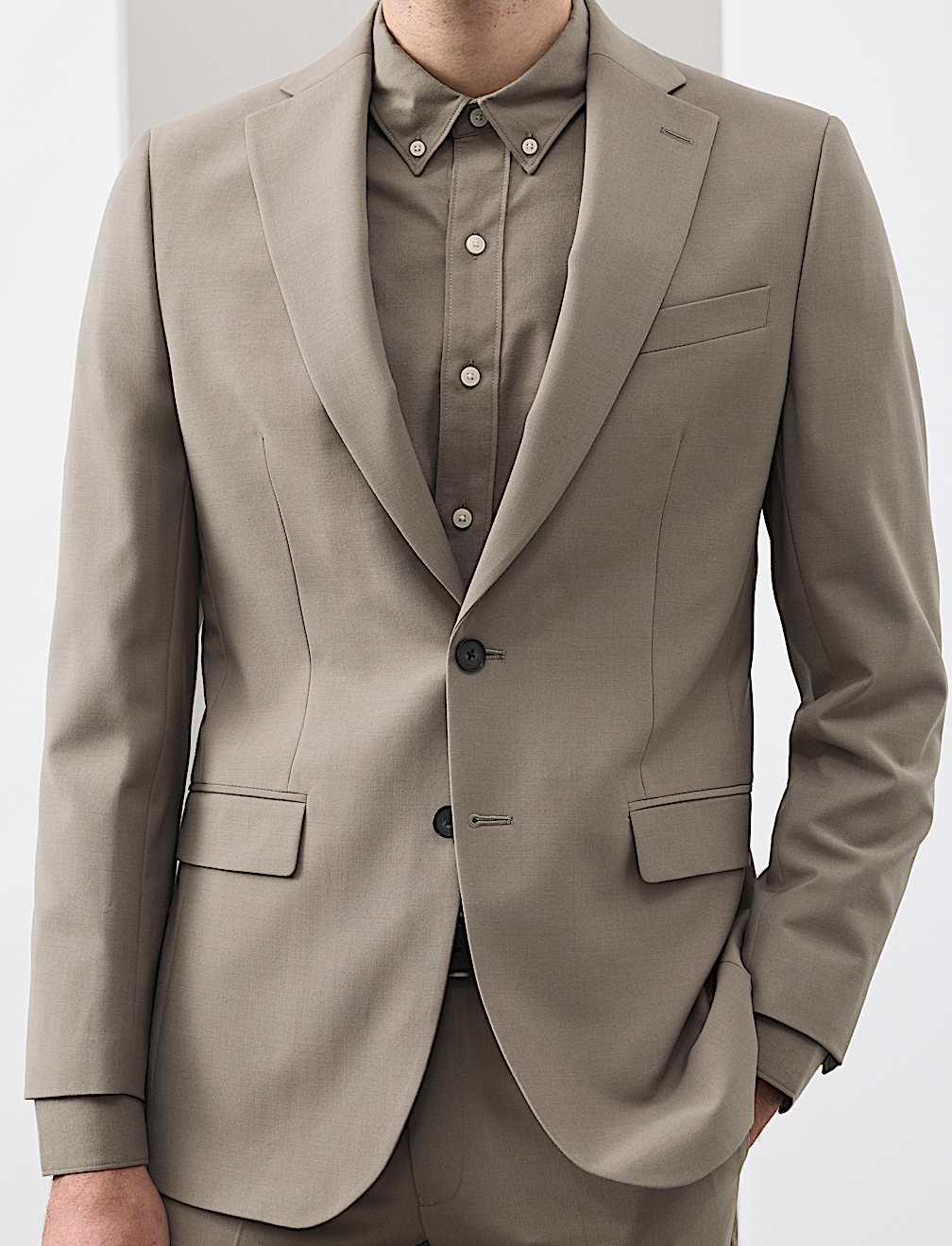 Tailored Fit Performance Suit Jacket